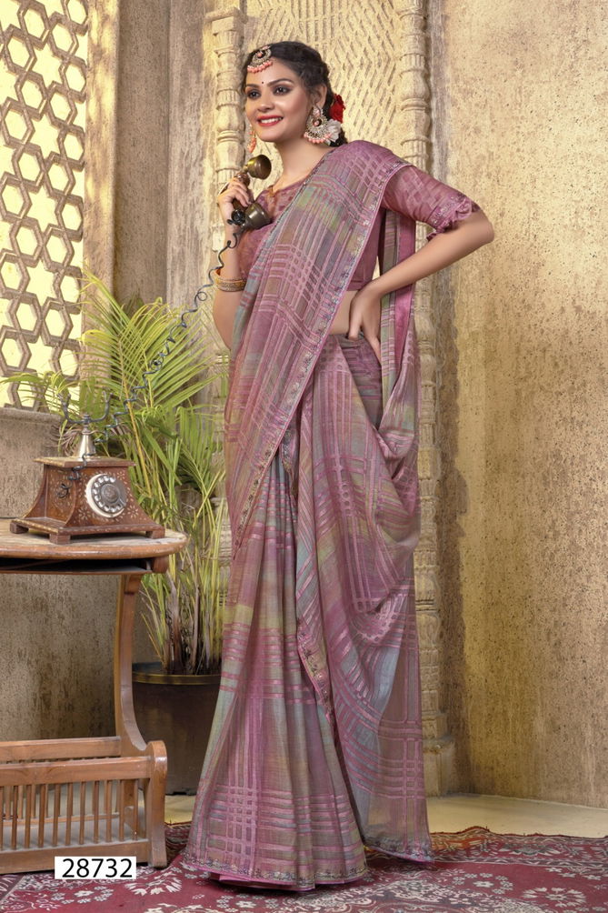 Amolika By Vallabhi Swarovski Brasso Printed Sarees Wholesale Shop In Surat